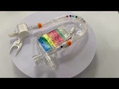 catéter de succión cerrado con tubo de color graduado