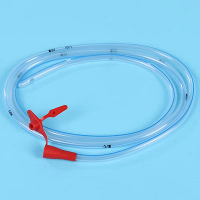 Tubo nasogástrico de silicona de 125 cm Tubo de estómago de alimentación de PVC médico