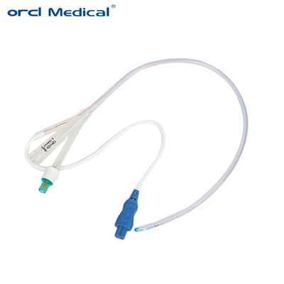 Catéter de silicona de foley 100% estéril desechable con sonda de temperatura