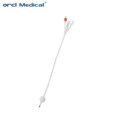 Consumibles médicos estériles desechables de 3 vías 100% catéter de silicona de foley