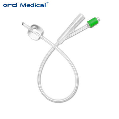 Cátedra de Foley recubierta de silicona para animales, para uso médico, de dos vías, de tres vías, de 6FR8FR10FR