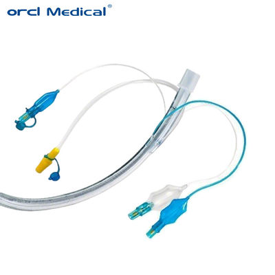 Tubo endotraqueal reforzado con manguera Tubos ETT con manguera de perfil bajo