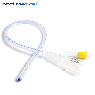 Catéter de Foley desechable de silicona con revestimiento para pacientes del departamento de Urología