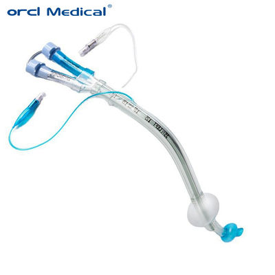 Disponible para uso médico con doble lumen de izquierda a derecha Intubación bronquial PVC Cánula endobronquial