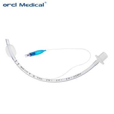 Suministros médicos PVC desechable Oral Nasal Tubo endotraqueal preformado con esposas / sin esposas