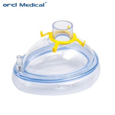 Mascarilla de almohadilla de aire médica suministro hospitalario PVC desechable Anestesia de rostro Mascarilla proveedor