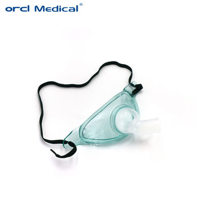 Mascarilla de oxígeno de traqueotomía desechable de PVC de uso único