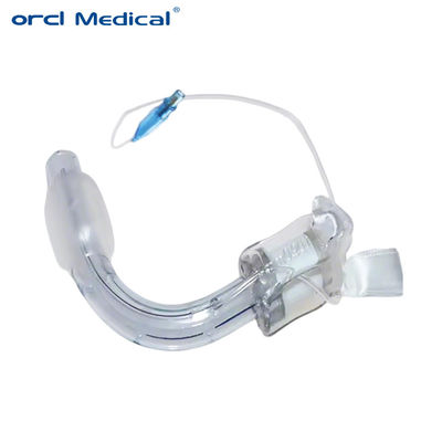 Tubo de traqueotomía reforzado médico Tubo de traqueotomía desechable con o sin manguito