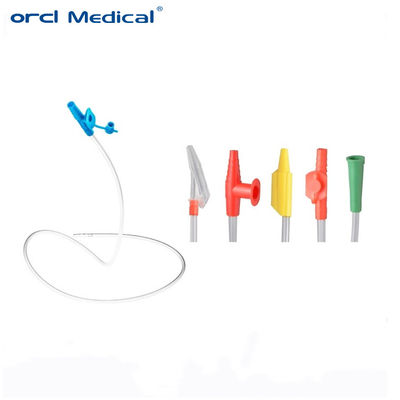 Tubo de catéter de succión de control de dedos de 45 cm, extractor de moco de 8 Fr catéter de succión flexible