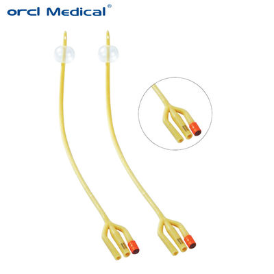 Estériles Disponibles de dos vías / tres vías de látex catéteres de Foley Irrigación de la vejiga en las clínicas de urología