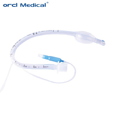 Tubo endotraqueal de plástico con esposas sin esposas de perfil bajo con preformado oral de rayos X
