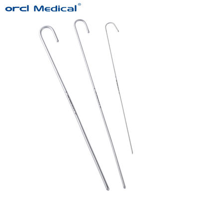 Estilos de introducción de tubos endotraqueales de color plateado. Estilos de intubación endotraqueal.