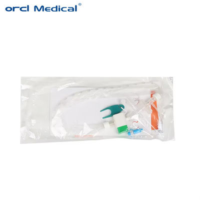 Tubo de catéter de succión de manija de silicona transparente para una succión efectiva
