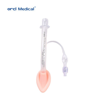 Máscara de la laringe de silicona 100% médica Hospital de las vías respiratorias Anestesia inflable Cirugía