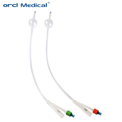 Producto médico desechable Catéter de Foley de silicona estéril de 2 vías/3 vías en el departamento de Urología