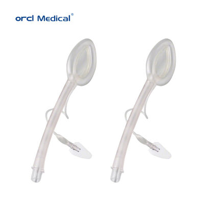 Máscara laríngea de PVC quirúrgica de anestesia médica desechable Vías respiratorias # 1- # 5