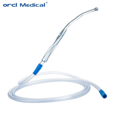 Conjunto de succión de Yankauer médico que conecta la tubería de punta con mango de 180cm/360cm