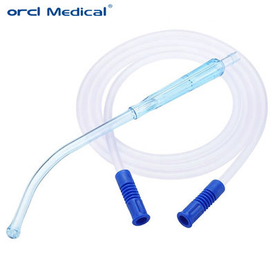 Embalaje estéril desechable con bordes lisos Conjunto de succión Yankauer con CE ISO13485