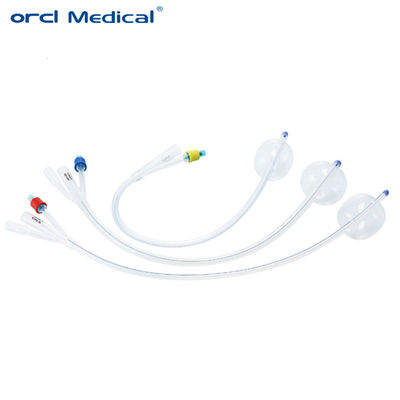 Fabrica de fabricación distribuidor de catéter de silicona de Foley desechable médico 2Way 3 Way para la cirugía de urología