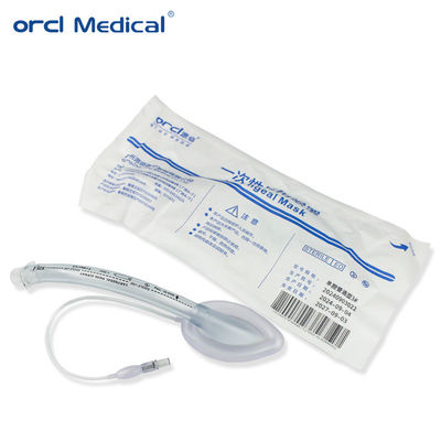 Mascarilla laríngea de PVC desechable Mascarilla de vías respiratorias Equipo de salud oral Fisioterapia