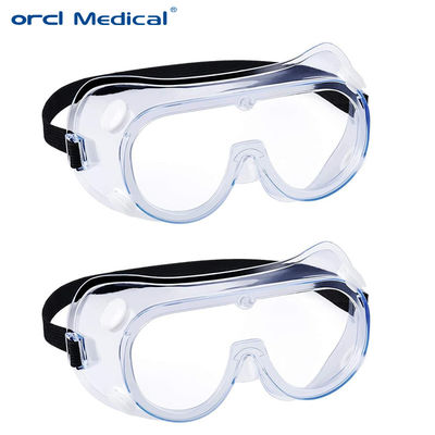 Gafas médicas duraderas estériles anti-niebla y anti-espuma líquida Gafas de protección de seguridad