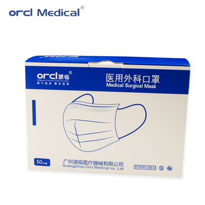 Máscara facial desechable 3 plies Mascarillas médicas quirúrgicas no tejidas