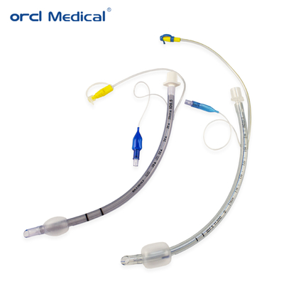 Tubo endotraqueal desechable médico certificado CE ISO con luz de evacuación y marcador radiopaco