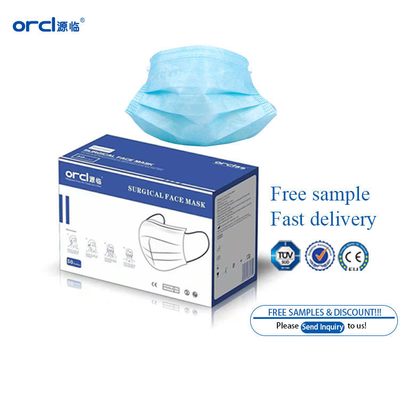 Mascarilla quirúrgica facial de tres capas para el cuidado personal Orcl, mascarilla médica de 3 capas