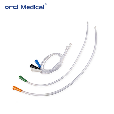 Catéter de succión de PVC de grado médico Fr6-22 con graduación marcada para precisión