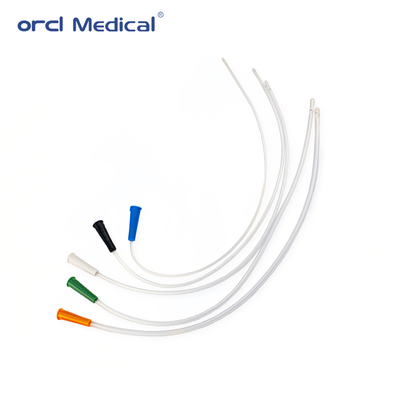 Catéter de succión de PVC estéril para suministros médicos desechables y rentables con (punta en T, punta en Y, punta lisa, punta con cono)
