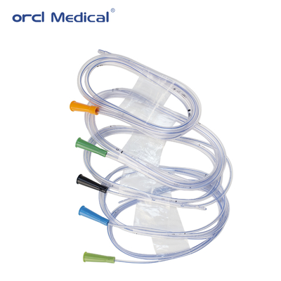 Tubo gástrico de PVC de silicona suave, estéril, desechable, de todos los tamaños, para uso médico, precio al por mayor