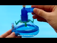 Máscara desechable con cojín de aire Conjunto completo Máscaras de anestesia Máscaras de PVC para adultos